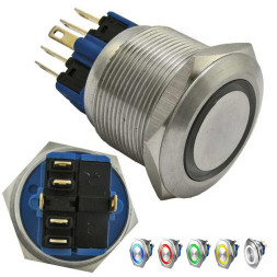 Кнопка антивандальная GQ25-11ZE/B on-off+off-on