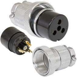 Разъем GX25M-3A