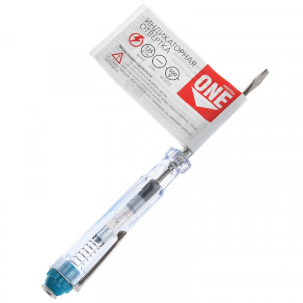 Отвертка индикаторная Smartbuy One Tools 135мм, до 500В