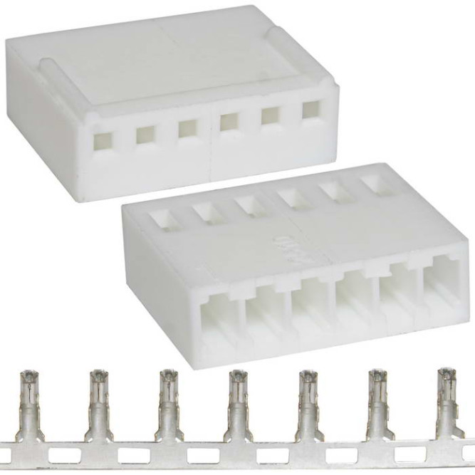 Разъем HU-06 pitch 2.54mm+Terminal