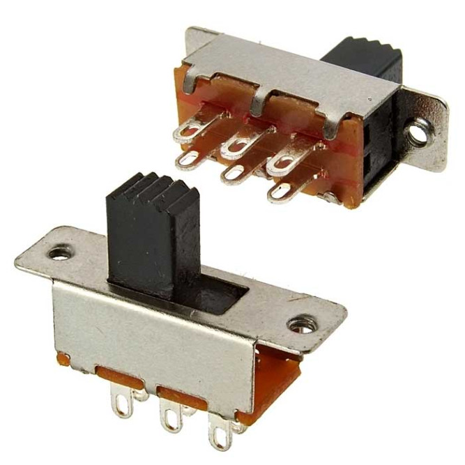 Движковый переключатель KBB40-2P2W on-on