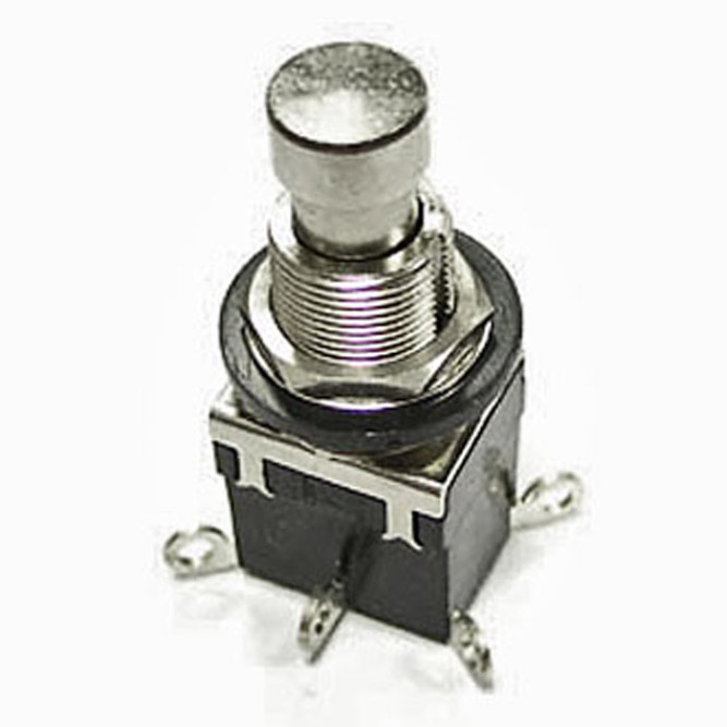 Кнопочный переключатель PBS-24-212 on-(on) металл
