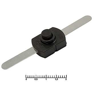 Кнопка PBS101C551 1.5A 250VAC ON-OFF с фиксацией