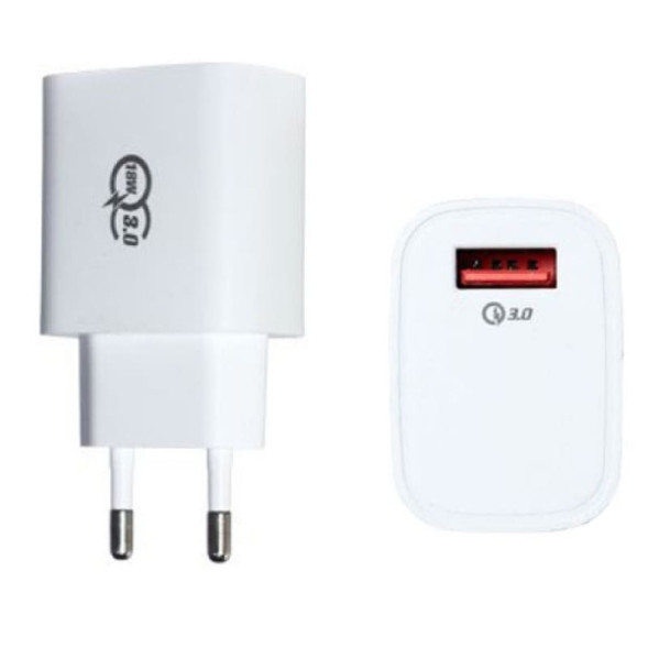 Зарядное устройство MRM S95 5V/3.1A 1USB QC3.0 18W White