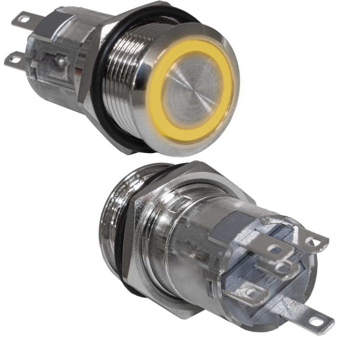 Кнопка антивандальная LAS2GQF-11E/Y/N on-(on)