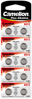 Батарейка AG13 1,5V Camelion ( G13 LR44 A76 GP76A SR44W 357 )