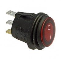 Выключатель SB040-12V RED IP65 ON-OFF ф20.2mm, K226-13