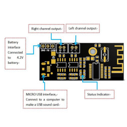 Модуль Bluetooth аудио приемника MH-M38