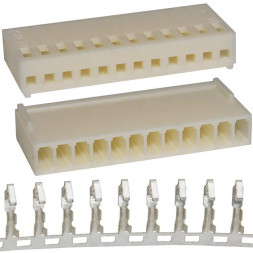 Разъем HU-12 pitch 2.54mm+Terminal