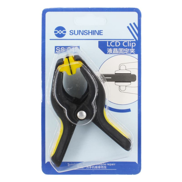 Зажим пластиковый SUNSHINE SS-048 для склеивания тачскринов, стекол, корпусов  2"