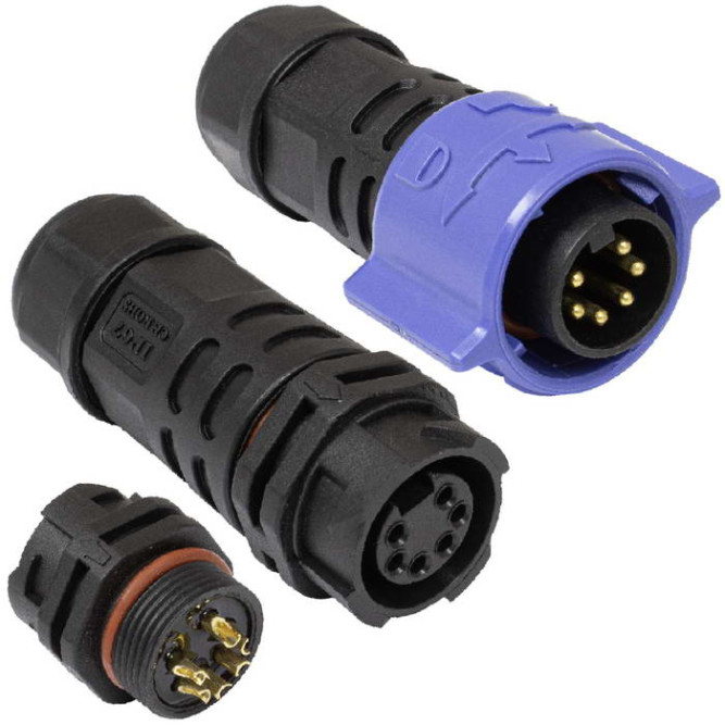 Разъем герметичный SZC20B-6P-F-M