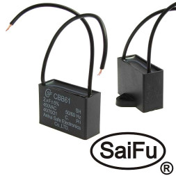 Конденсатор CBB61 2uF 450V (SAIFU)