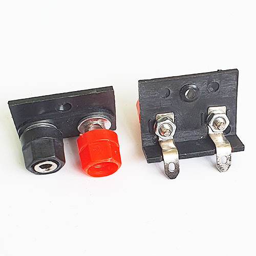 Терминал аудио на корпус угловой, пластик (1-755)