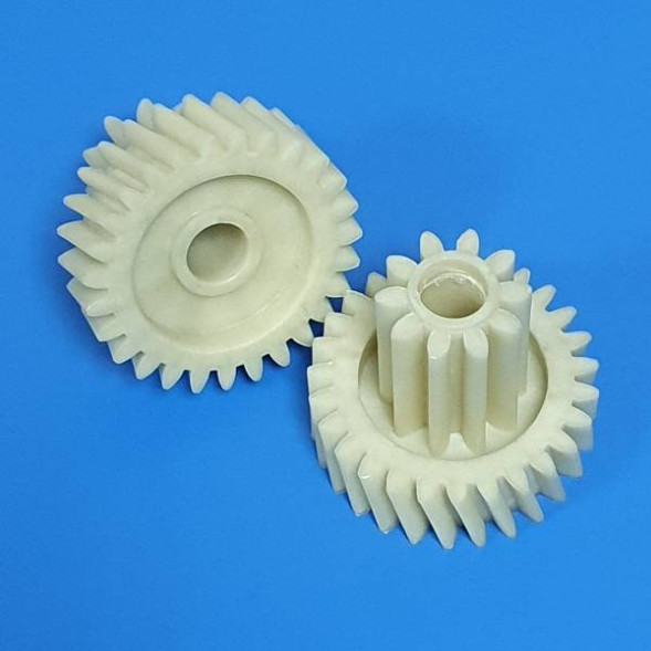 Шестерня Kenwood D=55/28, H49/18, отв.-12mm, зуб-27/10шт. (Косой/прямой) MG350/360 средняя, зам. KW715563