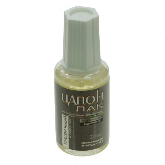 ЛКМ Цапон лак прозрачный (Кист) 20мл