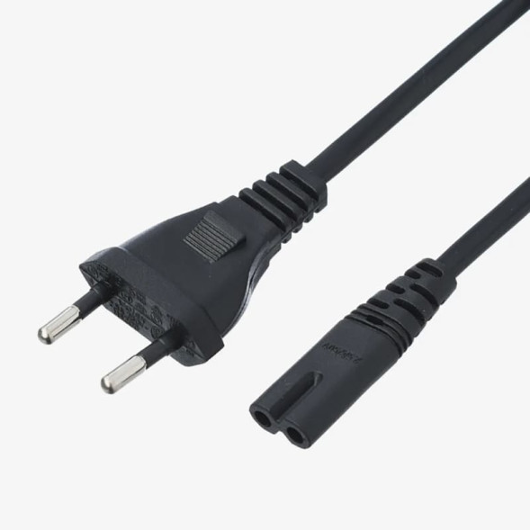 Шнур сетевой для бытовой техники &quot;8&quot; с кабелем 2x0.75мм 1,8 метра