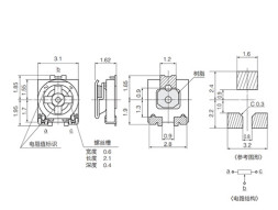 Резистор подстроечный 3x3mm EVM3E 20 кОм