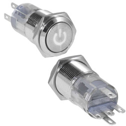 Кнопка антивандальная LAS2GQF-11ZDT/w/N on-on