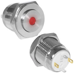 Кнопка антивандальная GQ16PH-10D/J/R/N off-(on)