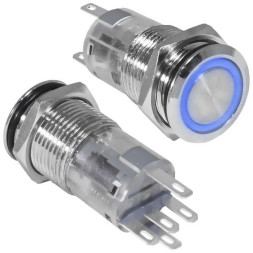 Кнопка антивандальная LAS2GQF-11ZE/B/N on-on