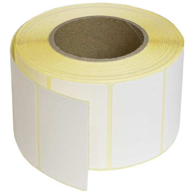 Бирка маркировочная Этикетка 43х25 мм 1000 эт. в ролике