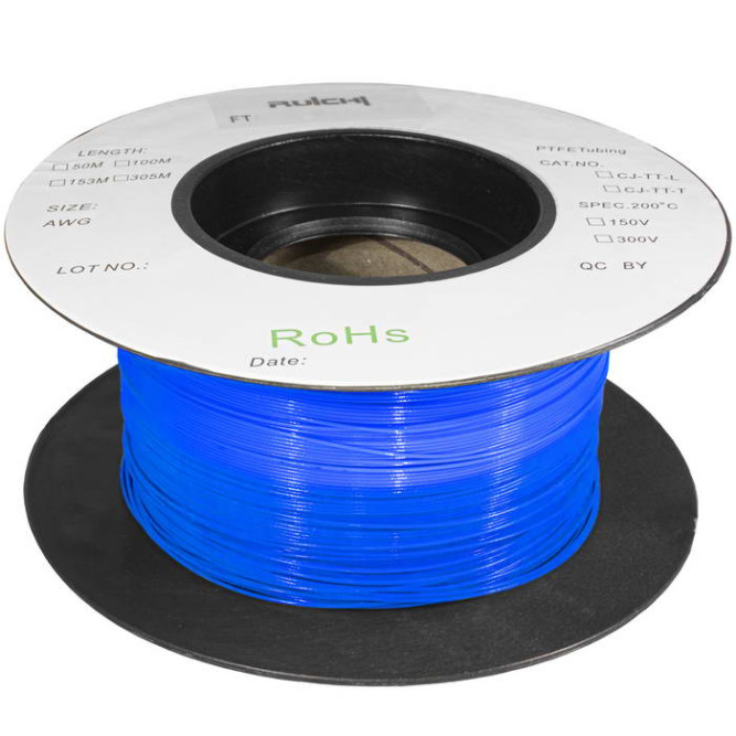 Фторопластовая трубка FT 0.3x0.15x305 blue