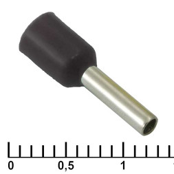 Кабельный наконечник DN01508 black (1.7x8mm)