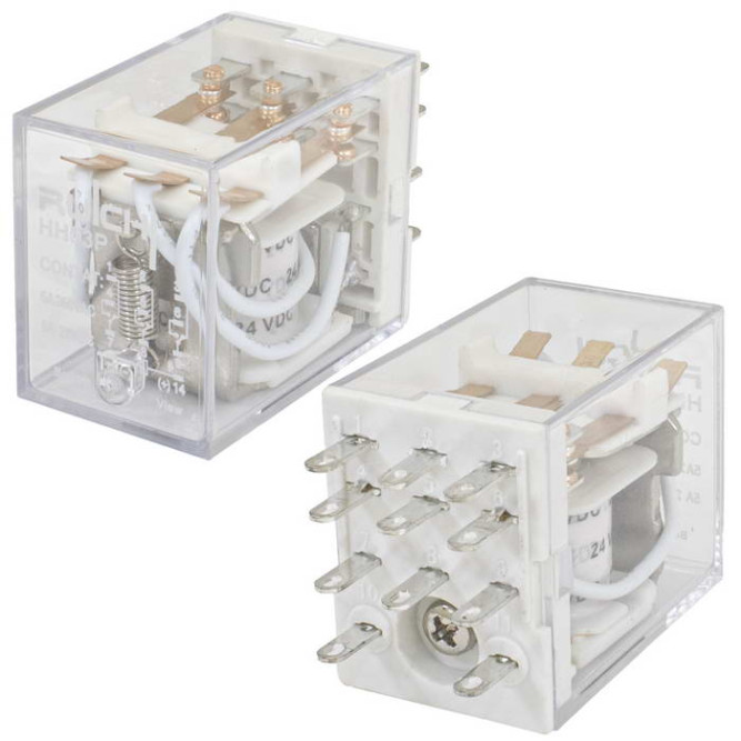 Реле 4453(18F)-3 (HH53P) 24VDC 5A