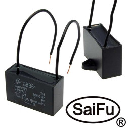 Конденсатор CBB61 3uF 450V (SAIFU)