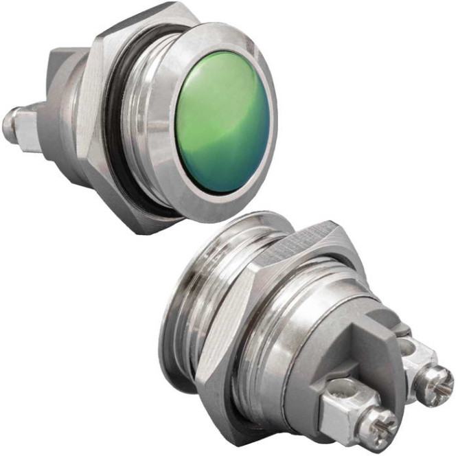 Кнопка антивандальная GQ16B-10/G/N off-(on)