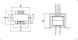 Трансформатор EI66-45 220v to 12V 42W