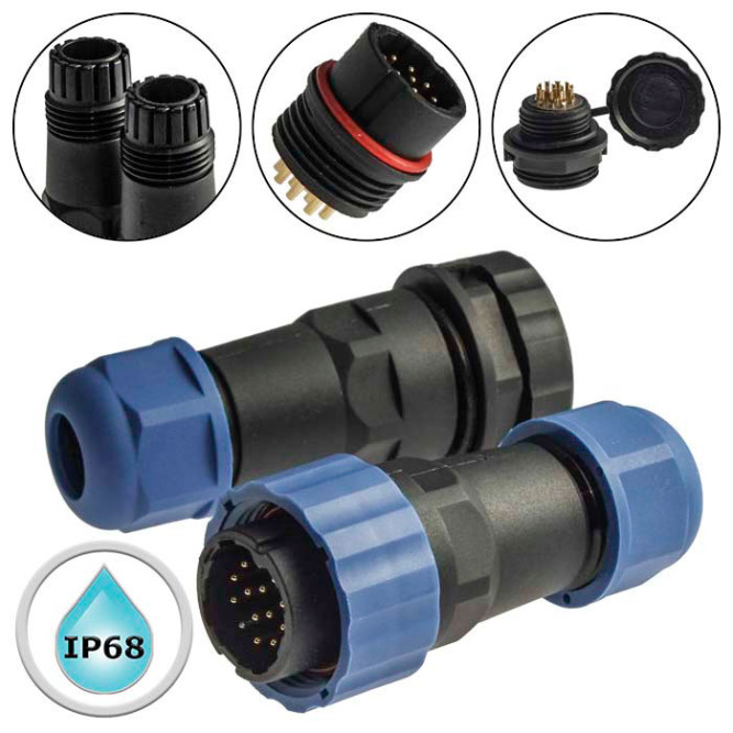 Разъем герметичный SZC21 14P-F-M