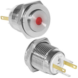 Кнопка антивандальная GQ16PH-10D/JL/R/N off-(on)