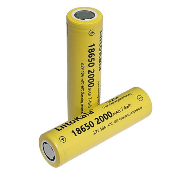 Аккумулятор 18650 LT20A Li-ion 2000mAh 3.7V, Liitokala