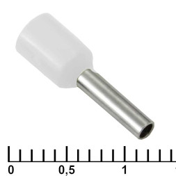 Кабельный наконечник DN01508 white (1.7x8mm)