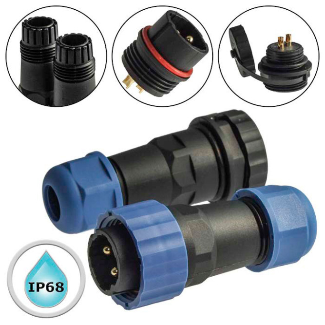 Разъем герметичный SZC21 2P-F-M