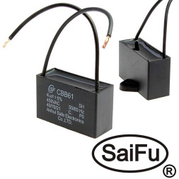 Конденсатор CBB61 4uF 450V (SAIFU)