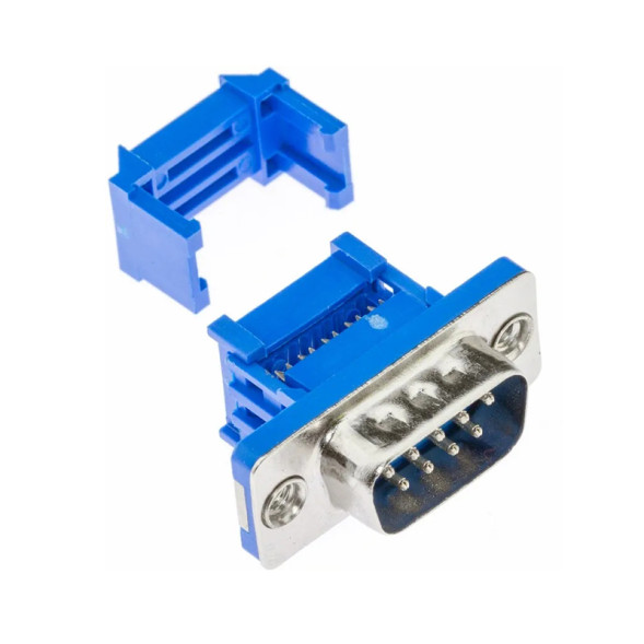 Разъем DI-9M врезной на шлейф