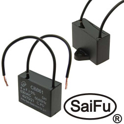 Конденсатор CBB61 4uF 630V (SAIFU)