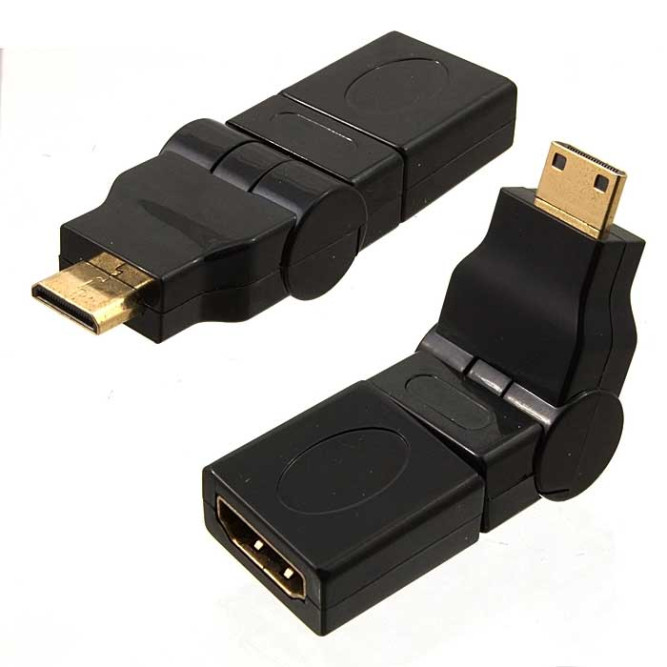 Разъем HDMI F to MiniHDMI M (rotation)