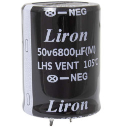 Конденсатор 6800 UF 50V 105*C 30*40 Liron