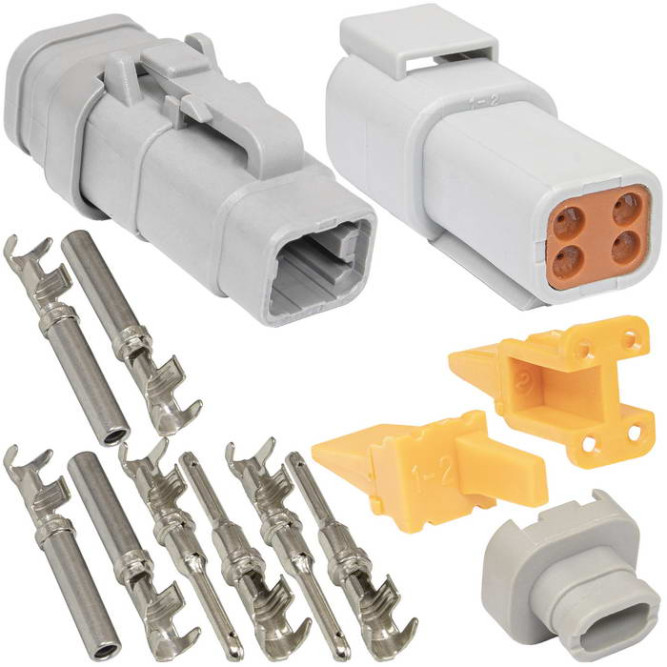 Разъем DTM04-4P-E007  21/11