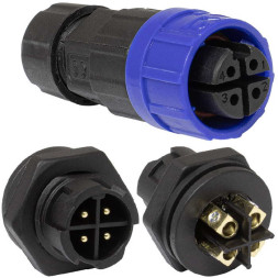 Разъем герметичный SP16S-4P-M-FB