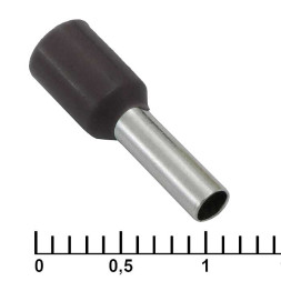 Кабельный наконечник DN02508 black (2.2x8mm)