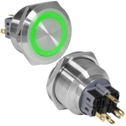 Кнопка антивандальная GQ28-11ZE/G/N on-off+off-on