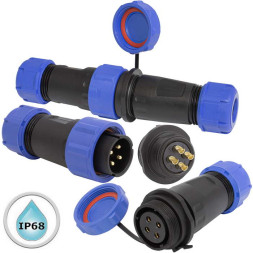 Разъем герметичный SZC21 4P-F-M