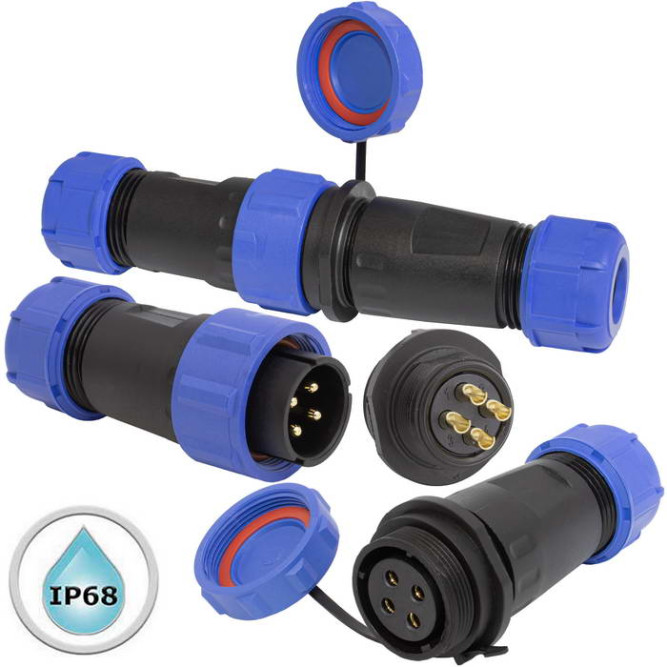 Разъем герметичный SZC21 4P-F-M