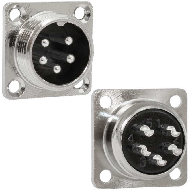 Разъем GX16M-5F