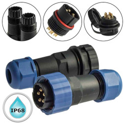 Разъем герметичный SZC21 5P-F-M