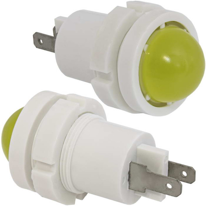 Лампа коммутаторная СКЛ-12Б-2 ЖЕЛТЫЕ 220В